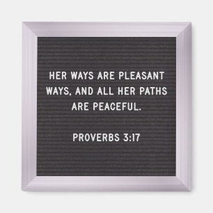 Imã Imagem de scripts - Provérbios 3:17