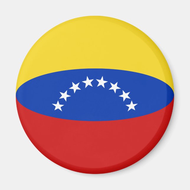 Imã Imagem de Sinalizador Fisheye na Venezuela (Frente)