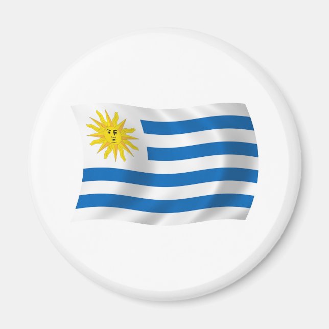 Imã Imagem de Sinalizador Uruguai (Frente)