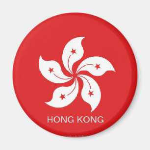 Imã Imagem de souvenir da bandeira de Hong Kong