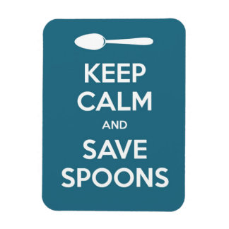 Ímã Imagem de Spoonie-Keep Calm and Save Spoons