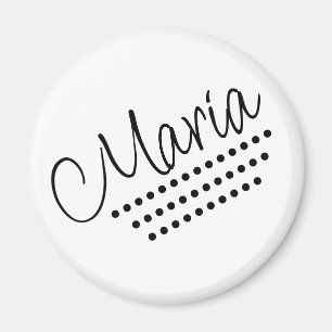 Imã Imagem de Texto do Nome Maria
