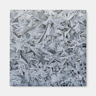 Imã Imagem de Textura de Cristais de Gelado