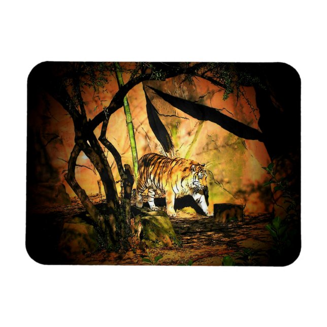 Ímã Imagem de Tigre (Horizontal)