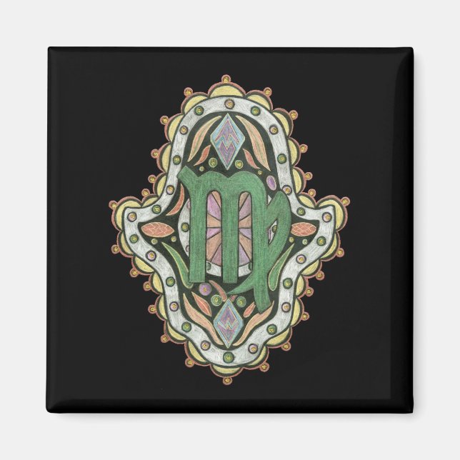 Imã Imagem de Virgem (Frente)