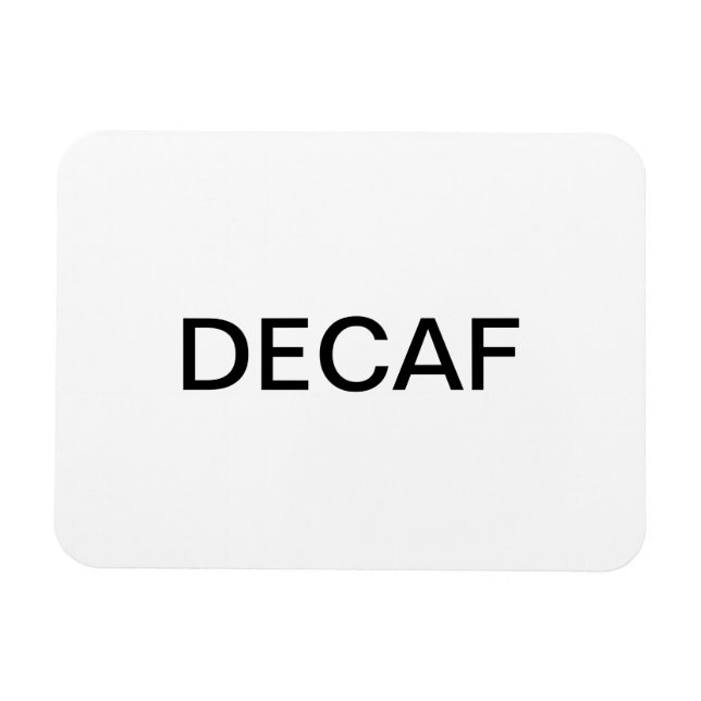 Ímã Imagem Decaf (Horizontal)