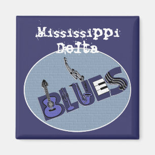 Imã Imagem Delta Blues do Mississippi