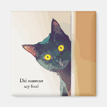 Imagem digital ilustrada curiosa do Cat Magnet