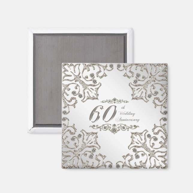 Imã Imagem do Aniversário de Casamento de Diamante Gli (Front/Back)