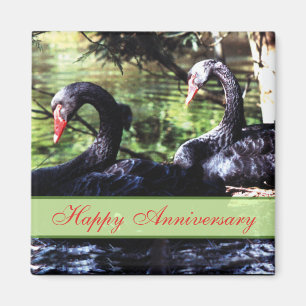 Imã Imagem do aniversário dos Black Swans