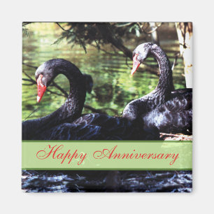 Imã Imagem do aniversário dos Black Swans