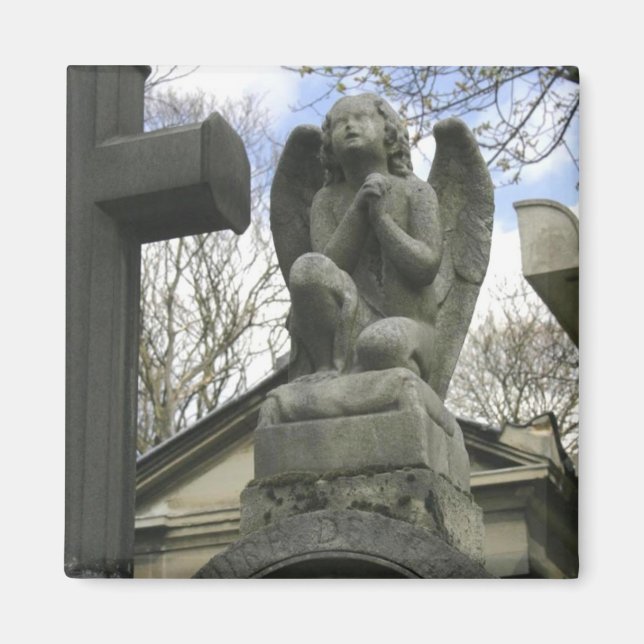 Imã Imagem do anjo de Paris!!! (Frente)