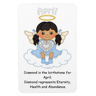 Ímã Imagem do Anjo Negra de Abril