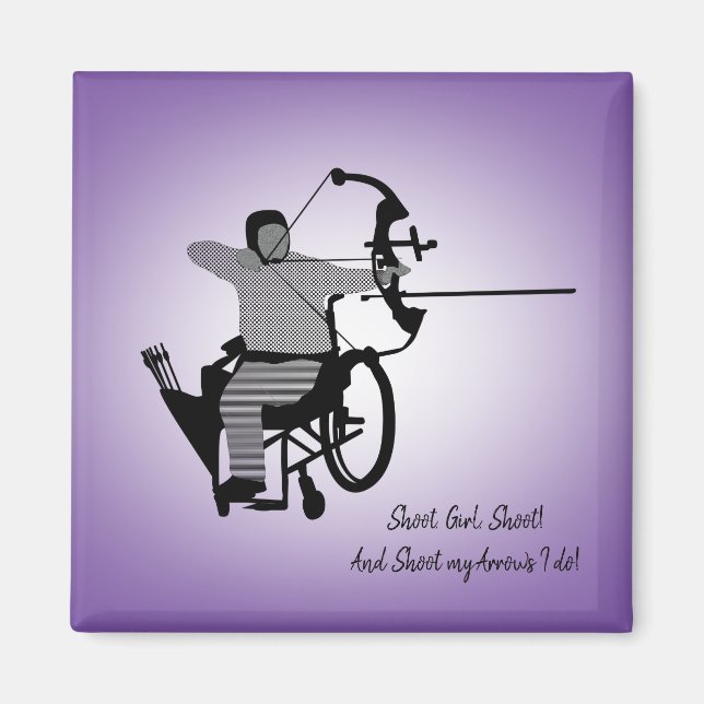 Imã Imagem do Arqueiro Muçulmano da Garota Curvada (Frente)