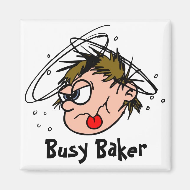 Imã Imagem do Baker Ocupado (Frente)