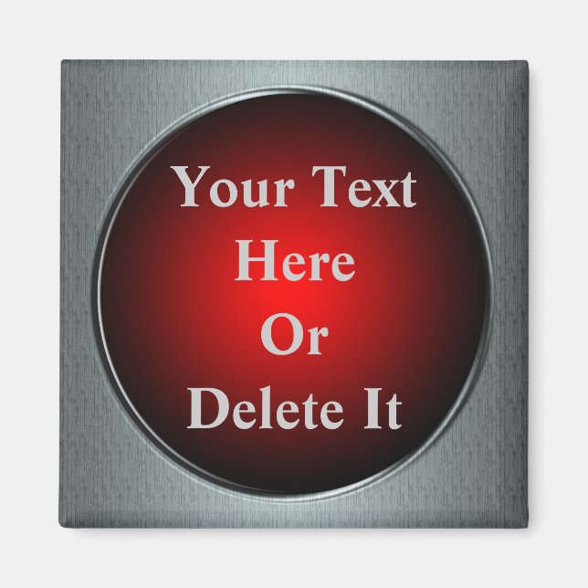 Imã Imagem do Botão de Pânico (Frente)