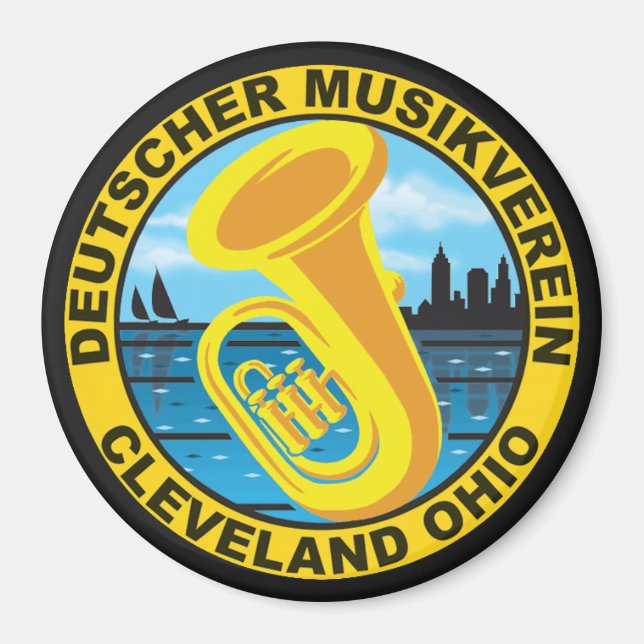 Imã Imagem do botão redondo DMV 3" (Frente)