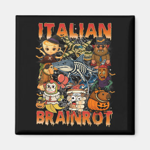 Imã Imagem do Brainrot Italiano Halloween C
