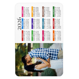 Ímã Imagem do Calendário de Fotografias Personalizada 