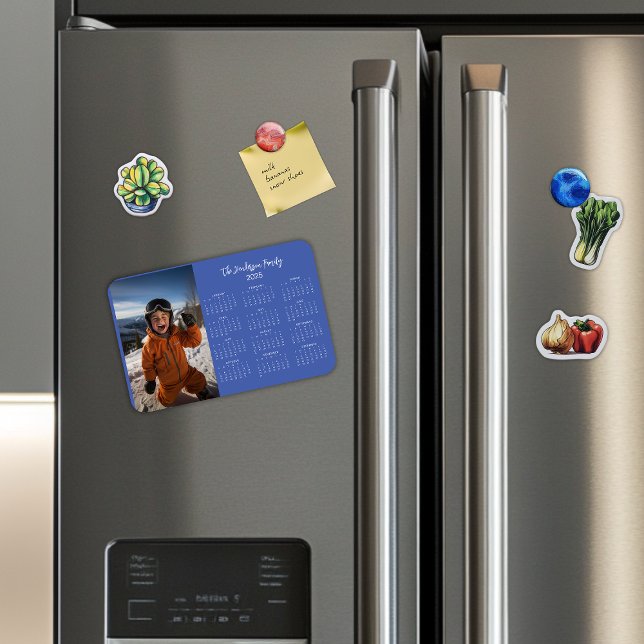 Ímã Imagem do Calendário de Fotos 2025 (Criador carregado)