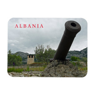 Ímã Imagem do canhão do Castelo de Albânia Kruje