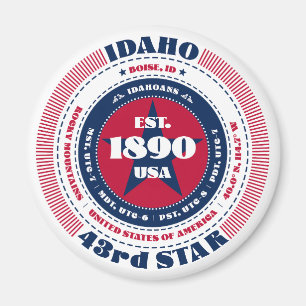 Imã Imagem do Círculo Idaho