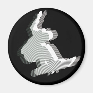 Imã Imagem do Design do logotipo da prancha de neve