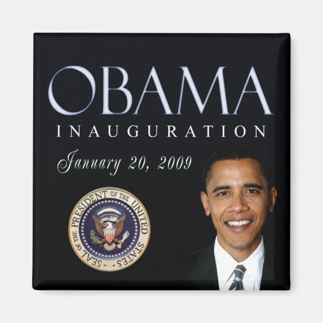 Imã Imagem do Dia da Inauguração de Obama (Frente)