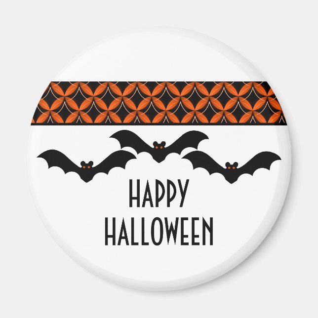 Imã Imagem do Dia das Bruxas do Glam Bats (Frente)