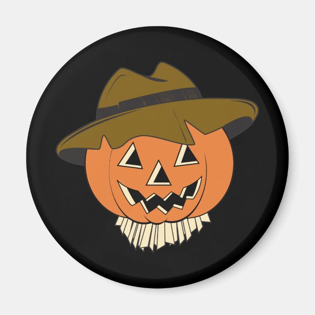 Imã Imagem do Espantalho Vintage (Frente)