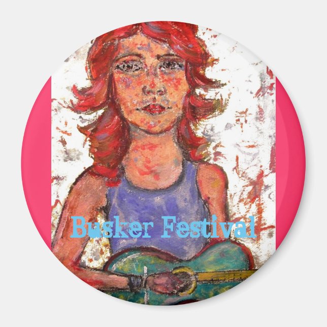 Imã Imagem do Festival Busker (Frente)