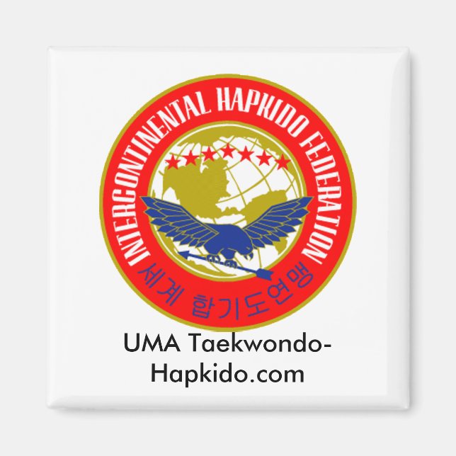 Imã Imagem do frigorífico IHF Hapkido (Frente)
