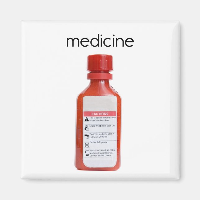 Imã Imagem do Frigorífico Medicina (Frente)