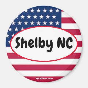 Imã Imagem do frigorífico NC Patriotic Shelby