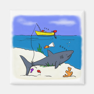 Imã Imagem do frigorífico para a pesca de tubarão