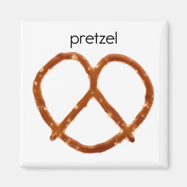 Imã Imagem do frigorífico Pretzel (Frente)