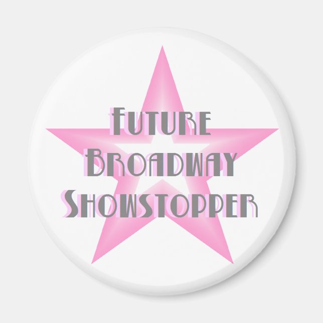 Imã Imagem do Futuro Showstopper (rosa) Broadway (Frente)