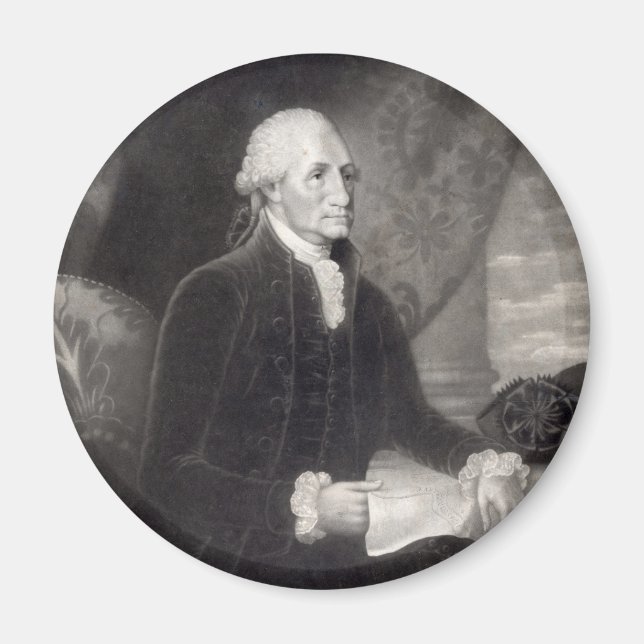 Imã Imagem do George Washington Portrait (Frente)
