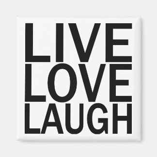 Imã Imagem do Live Love Laugh