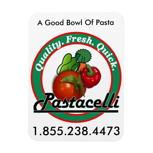 Ímã Imagem do logotipo Pastacelli (Vertical)