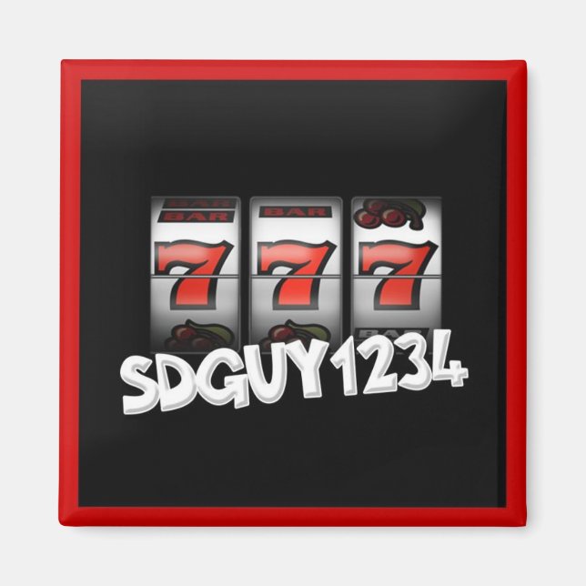 Imã Imagem do logotipo SDGuy (Frente)