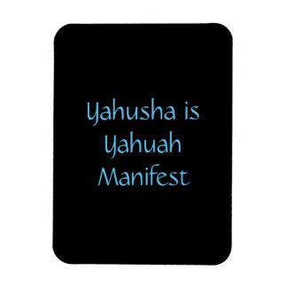 Ímã Imagem do Manifesto Yahuah "Yahusha é Yahuah"
