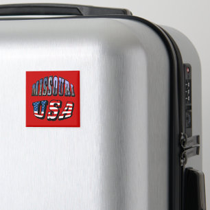 Imã Imagem do Missouri e texto dos EUA