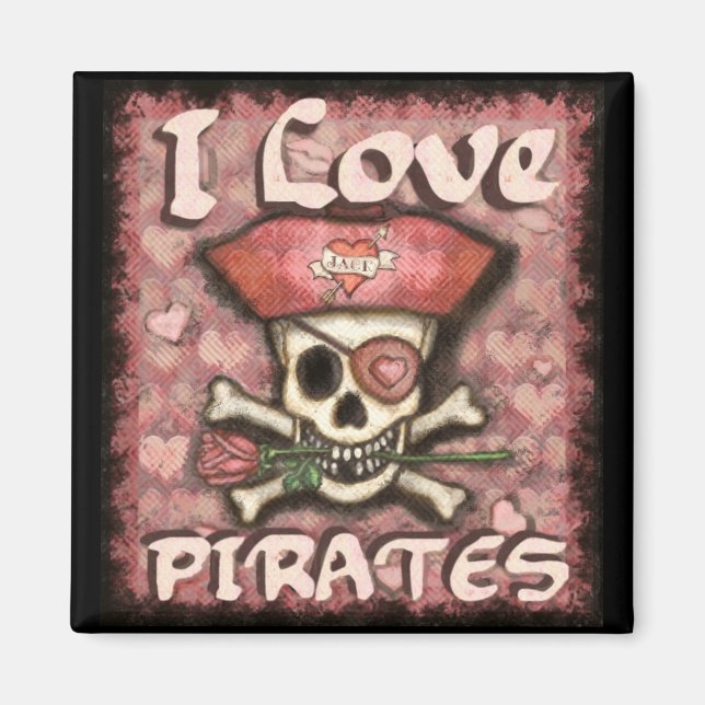 Imã Imagem do Namorados do Pirate Lover (Frente)