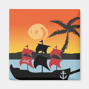 Imã Imagem do navio pirata
