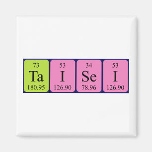 Imã Imagem do nome da mesa periódica Taisei