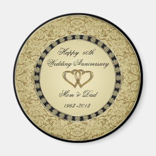 Imã Imagem do ouro de Aniversário