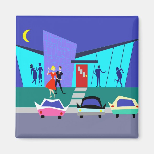 Imã Imagem do Partido da Casa Aberta Retroativa (Frente)