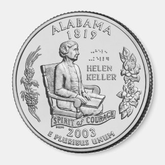 Imã Imagem do Quarter State Quarter no Alabama em 2003