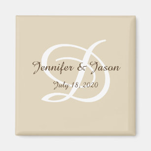 Imã Imagem do refrigerador de casamento personalizada